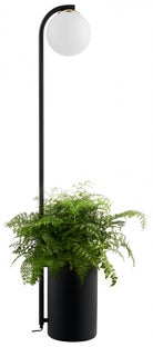 Lampa podłogowa Botanica Deco XL 27x147 cm czarna – obraz-1