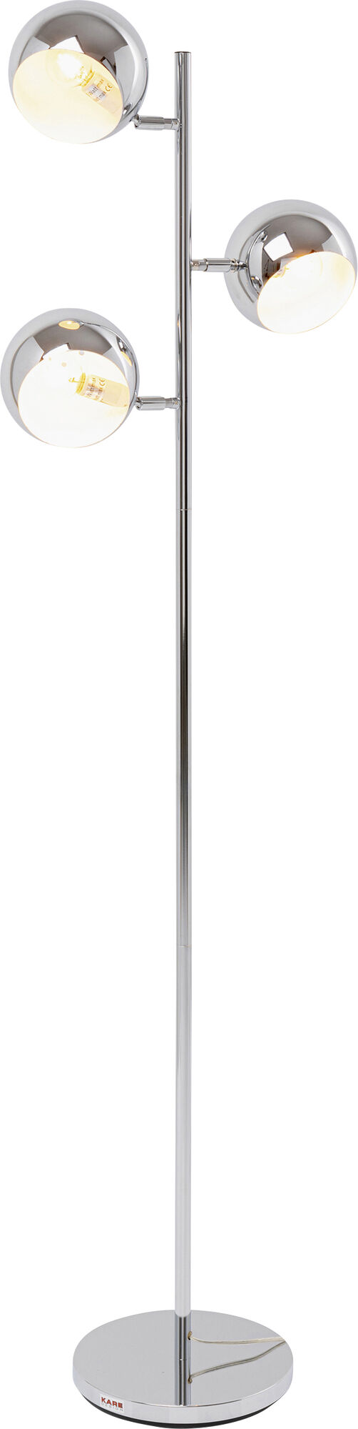 Calotta gulvlampe, krom – billede-1.