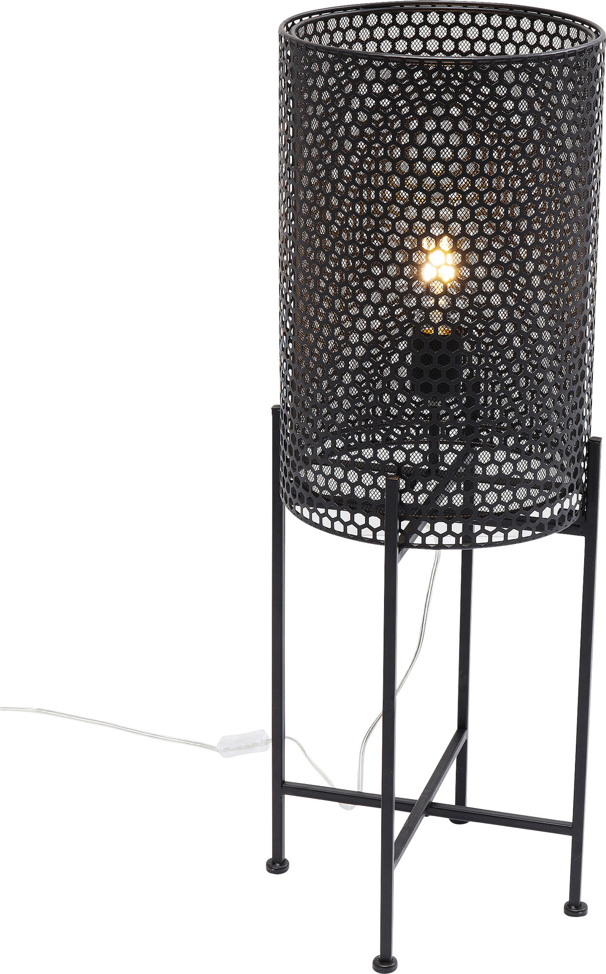Lampa podłogowa Cut 29x78 cm czarna – obraz-1