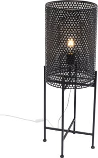 Lampa podłogowa Cut 29x78 cm czarna – obraz-1