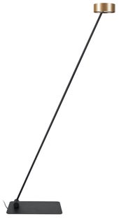 Lampa podłogowa Cyclon LED 35x135 cm czarno-złota – obraz-1