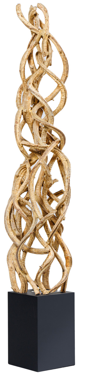Lampa podłogowa drewniana 150cm w stylu nowoczesnym z naturalnego drewna – grafika-1.