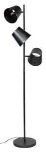 Lampa podłogowa metalowa czarna 167 cm – grafika-1.