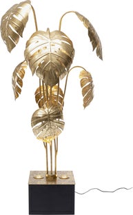 Lampa podłogowa Leaf Monstera LED 73x149 cm złota – grafika-1.