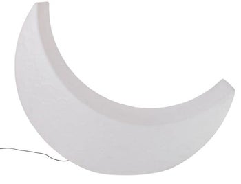 Lampa podłogowa LED Księżyc 151x147 cm biała – obraz-1