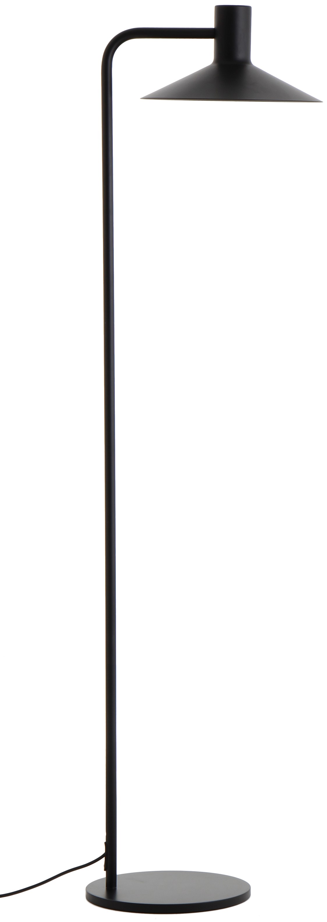 Lampa podłogowa Minneapolis 36x134 cm czarna – obraz-1