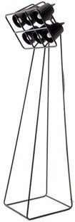 Lampa podłogowa Multilamp czarna – obraz-1