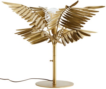 Lampa podłogowa Palm 60x60 cm złota – obraz-1