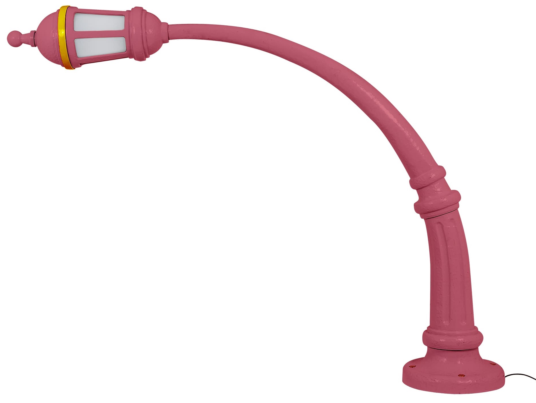 Lampa podłogowa Street 242x191 cm różowa – obraz-1