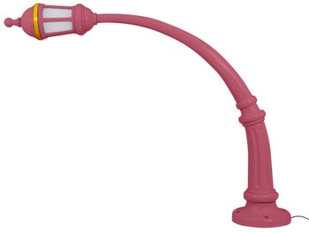 Lampa podłogowa Street 242x191 cm różowa – obraz-1
