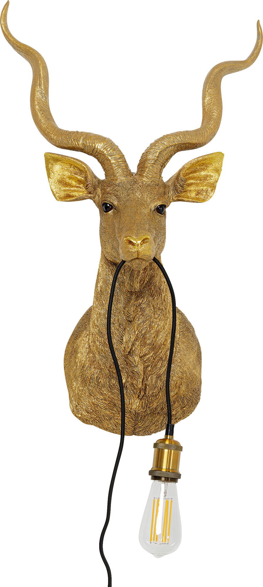 Lampa ścienna Animal Goat 45x74 cm złota – grafika-1.