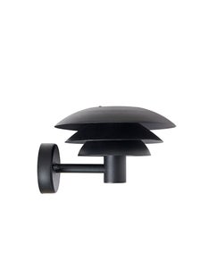 Lampa ścienna DL20 zewnętrzna w czarnej stali nierdzewnej stylowa do oświetlenia ogrodowego – grafika-1.