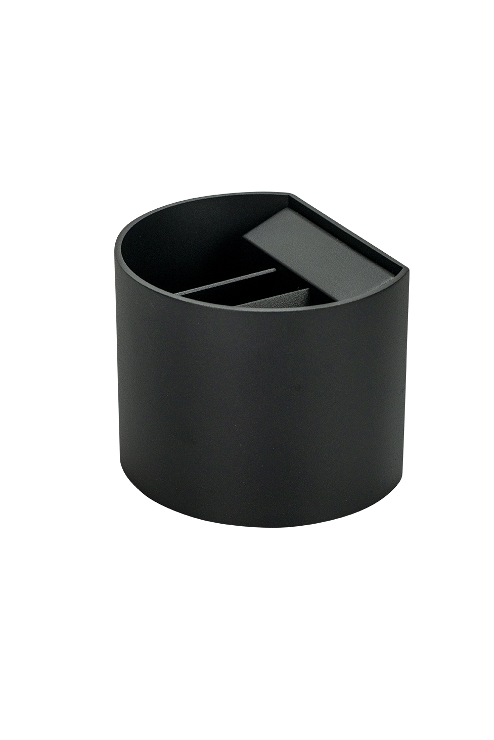 Czarna lampa ścienna Mars zewnętrzna do ogrodu – grafika-1.