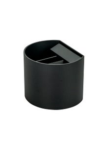 Czarna lampa ścienna Mars zewnętrzna do ogrodu – grafika-1.