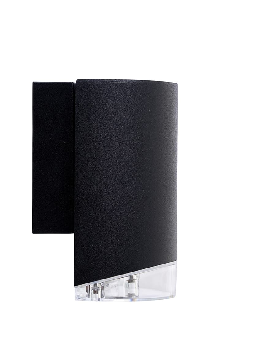 Lampa ścienna Ribe czarna zewnętrzna o nowoczesnym designie do ogrodu – grafika-1.