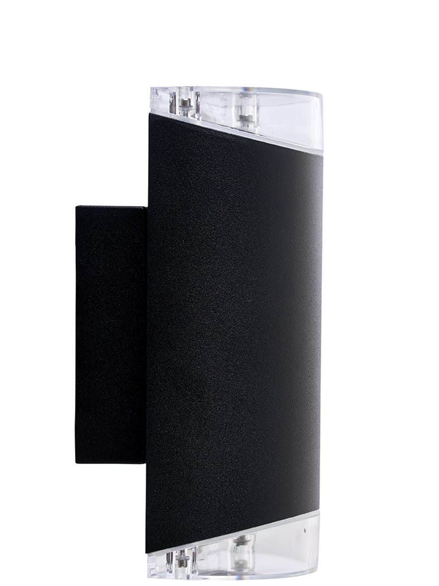 Lampa ścienna Ribe Up-Down zewnętrzna z matowego aluminium i PCV w nowoczesnym stylu – grafika-1.