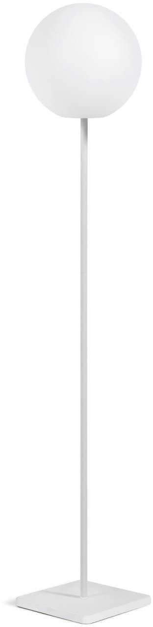 Lampa solarna ogrodowa ledowa biała Ø20 x 120 cm – obraz-1