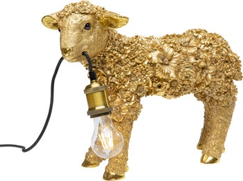 Настолна лампа Animal Flower Sheep Gold 36cm – изображение-1.