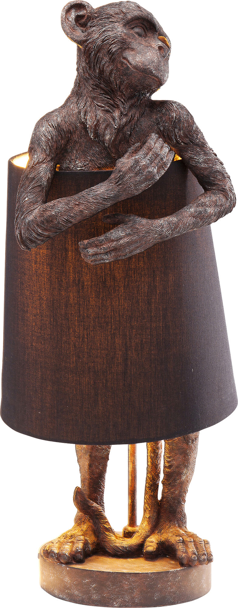 Bordslampa Animal Monkey - Apa, Brun 56cm – bild-1.