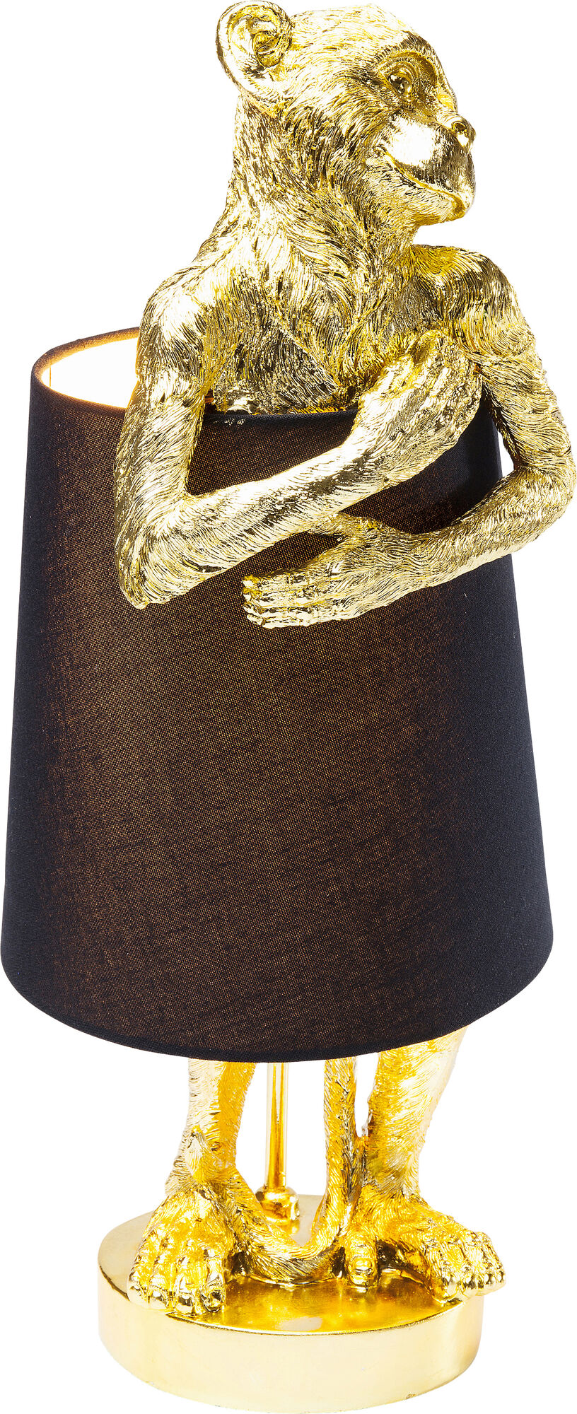 Bordslampa Animal Monkey - Apa, Guld 56cm – bild-1.