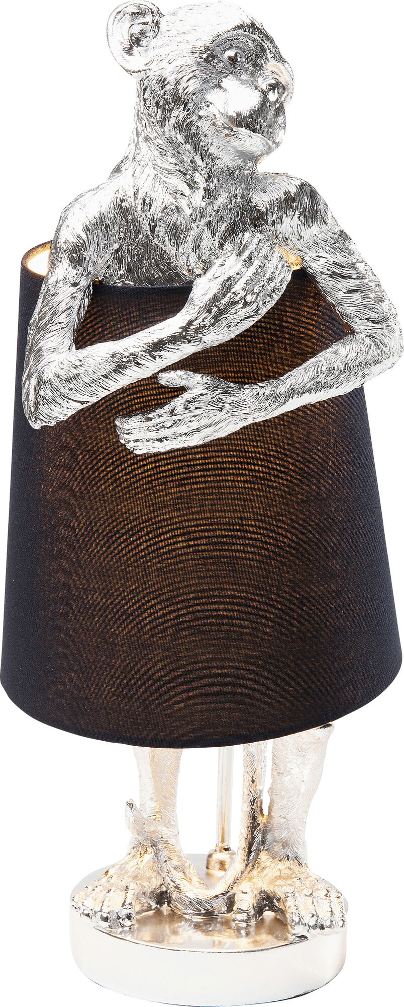 Veioza Animal Monkey Argintiu Negru – imagine-1.