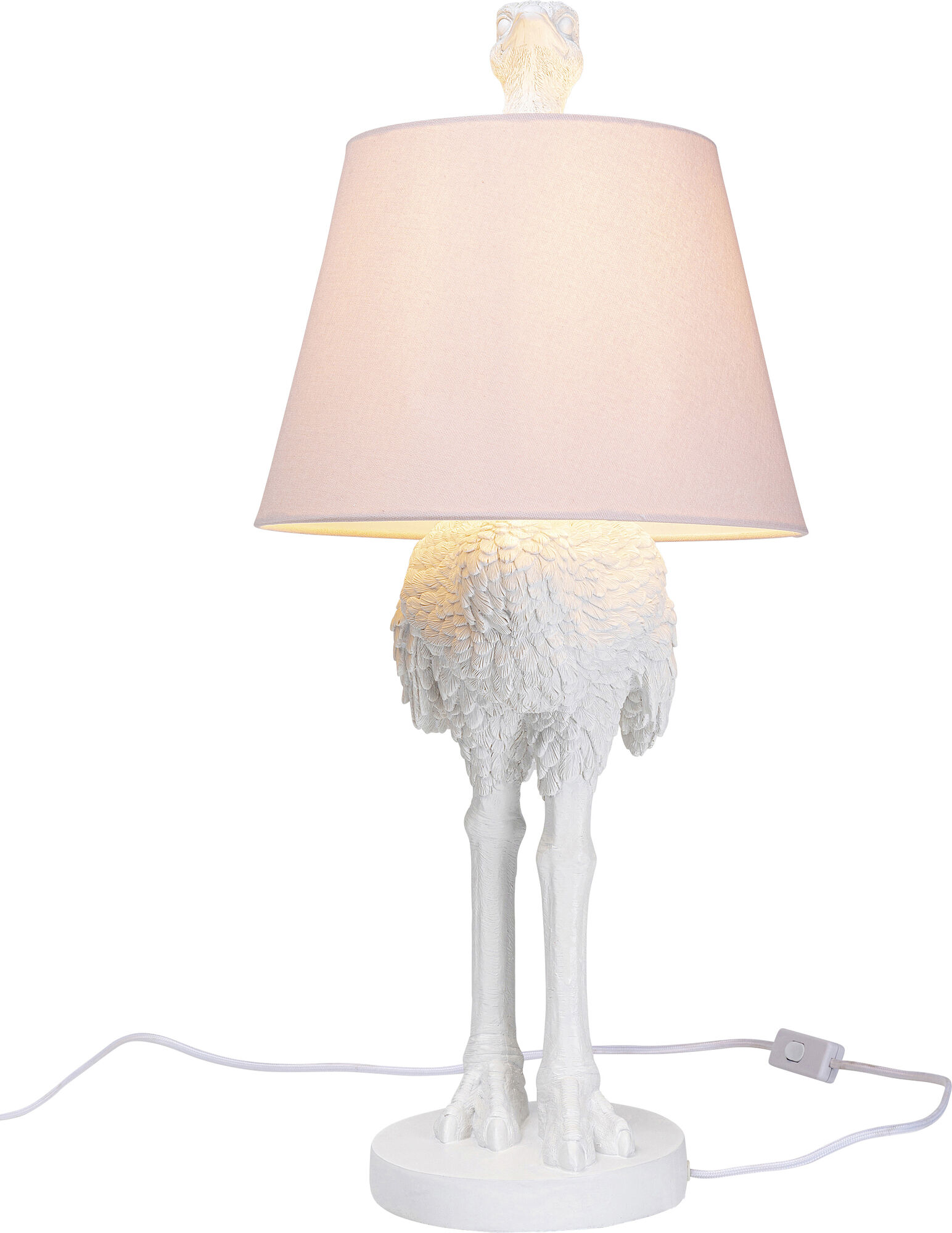 Stolna lampa Animal Ostrich bijeli 66cm – slika-1.