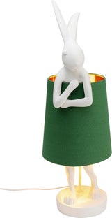 Bordslampa Animal Rabbit - Vit/Grön, 68cm – bild-1.