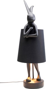 Stalinis šviestuvas Animal Rabbit Matt Black 68cm – paveikslėlis-1.