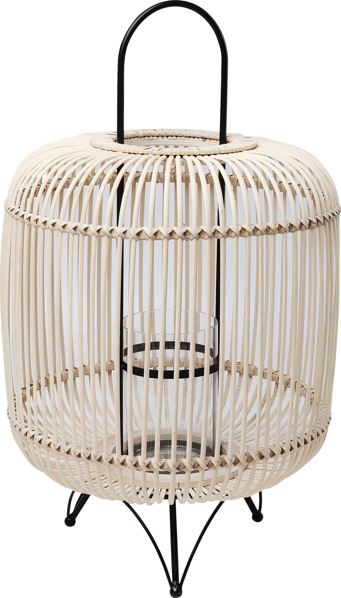 Lampa stołowa metalowa Ø34x62 cm – obraz-1