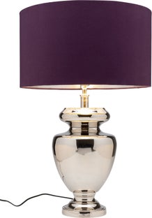 Veioza Barock Argintiu Purple 49cm – imagine-1.