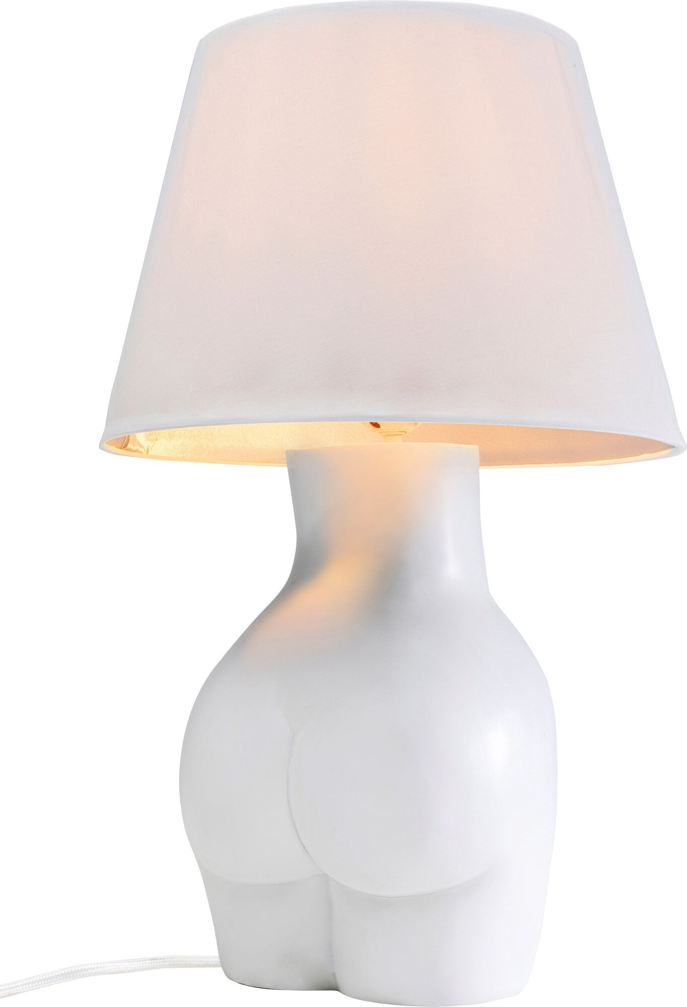 Stona lampa Donna bela 48cm – slika-1.
