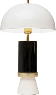 Veioza Josy Alb Negru 51 cm – imagine-1.