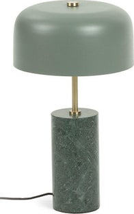 Lampa stołowa marmurowa zielona 44 cm – obraz-1