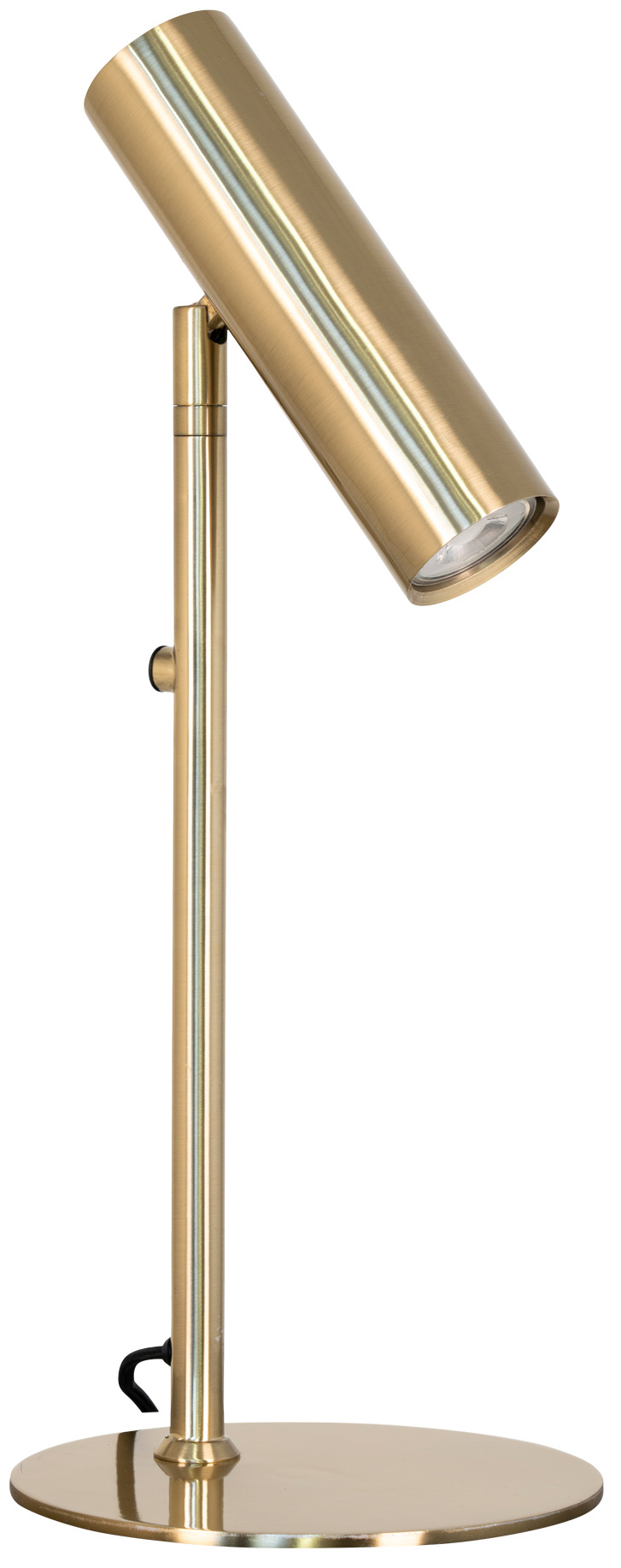 Lampa biurowa metalowa złota 20x47 cm – grafika-1.