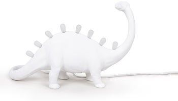 Lampa stołowa Brontosaurus 49x31 cm biała – obraz-1