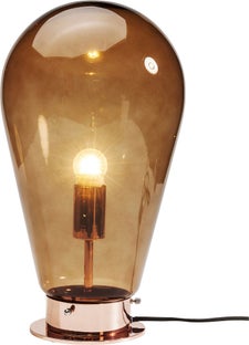 Lampa stołowa Bulb Ø22x43 cm brązowa – obraz-1