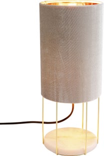 Lampa stołowa Cafeteria Lounge 16x40 cm beżowa – obraz-1