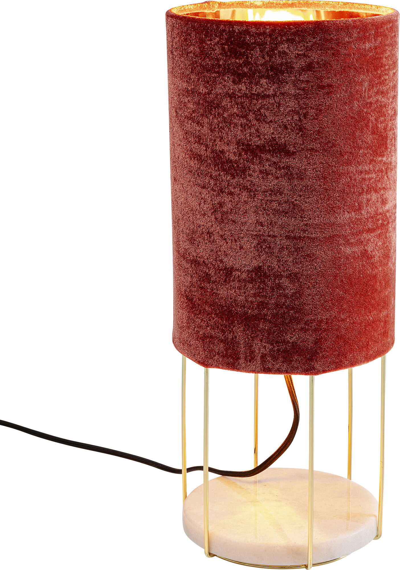 Lampa stołowa Cafeteria Lounge 16x40 cm różana – obraz-1