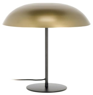 Lampa stołowa metalowa złota Ø44x42 cm – obraz-1