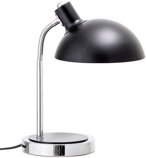 Lampa stołowa Cezee Ø23x40 cm czarno-srebrna – obraz-1