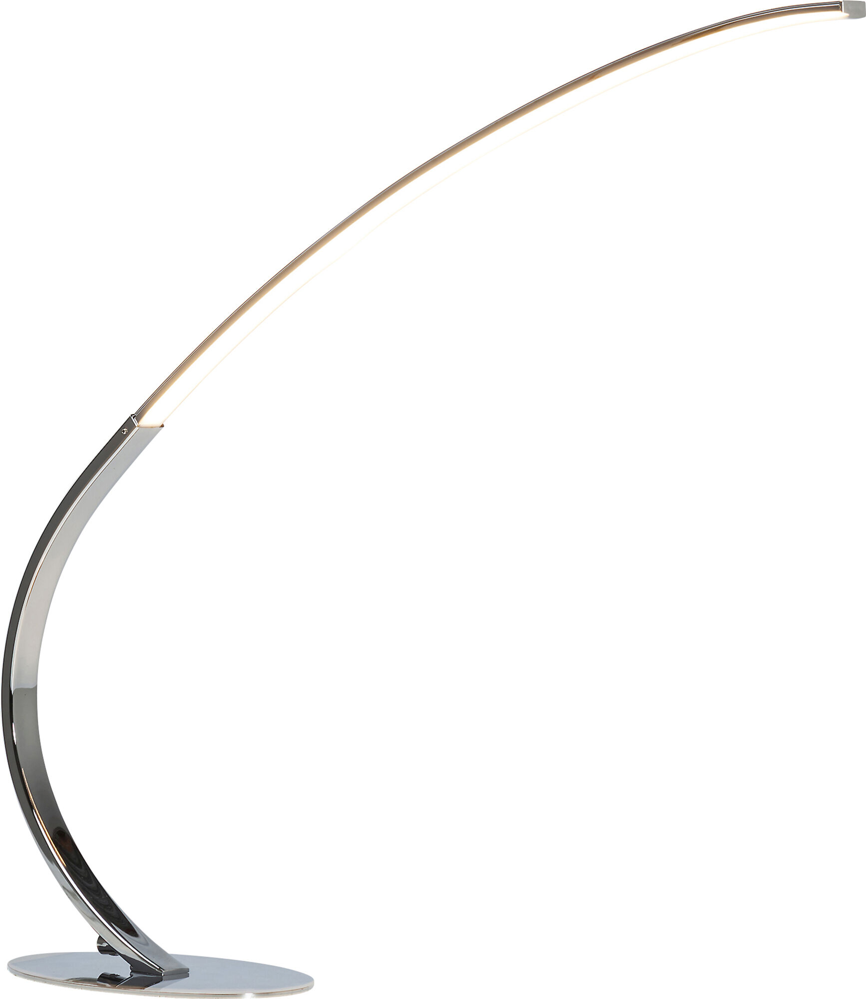 Lampa stołowa Codolo LED 60x50 cm chromowa – obraz-1