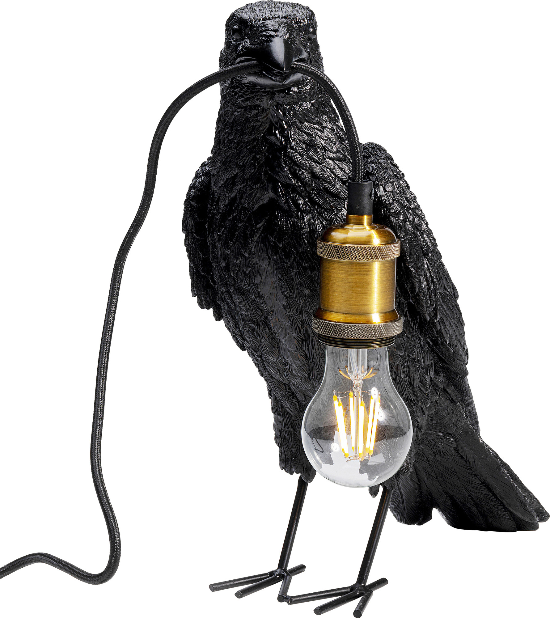 produkt: Bordslampa Crow - Kråka, Matt Svart.