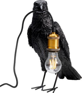 Bordslampa Crow - Kråka, Matt Svart – bild-1.