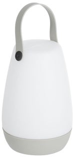 Zewnętrzna lampa stołowa biała – obraz-1