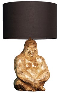 Lampa stołowa Gorilla złota do salonu z innowacyjnym designem – grafika-1.