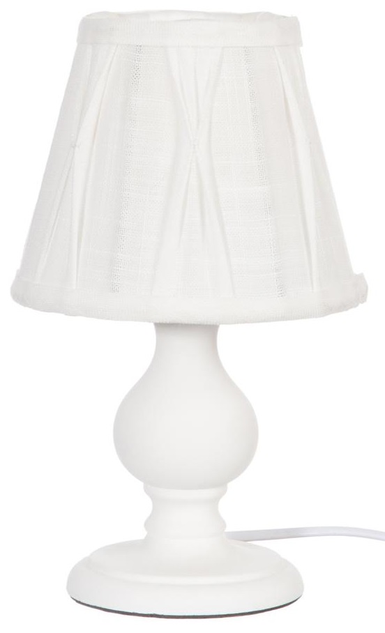 Lampa stołowa Fairfax Ø15x26 cm biała – obraz-1