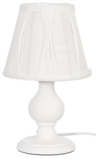 Lampa stołowa Fairfax Ø15x26 cm biała – obraz-1