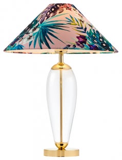 Lampa stołowa Feria 1 ∅44x60 cm różowa – obraz-1