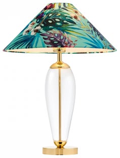 Lampa stołowa Feria 1 ∅44x60 cm zielona – obraz-1