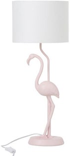 Lampa stołowa Flamingo Ø26x65 cm różowa – obraz-1